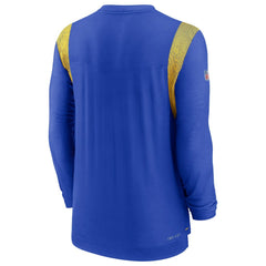Los Angeles Rams Sideline Tonal Logo Performance Player Long Sleeve T-Shirt | NFL Discount