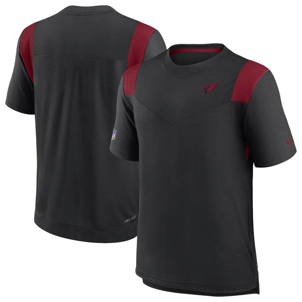 Arizona Cardinals Sideline Tonal Logo Performance Player T-Shirt | NFL New