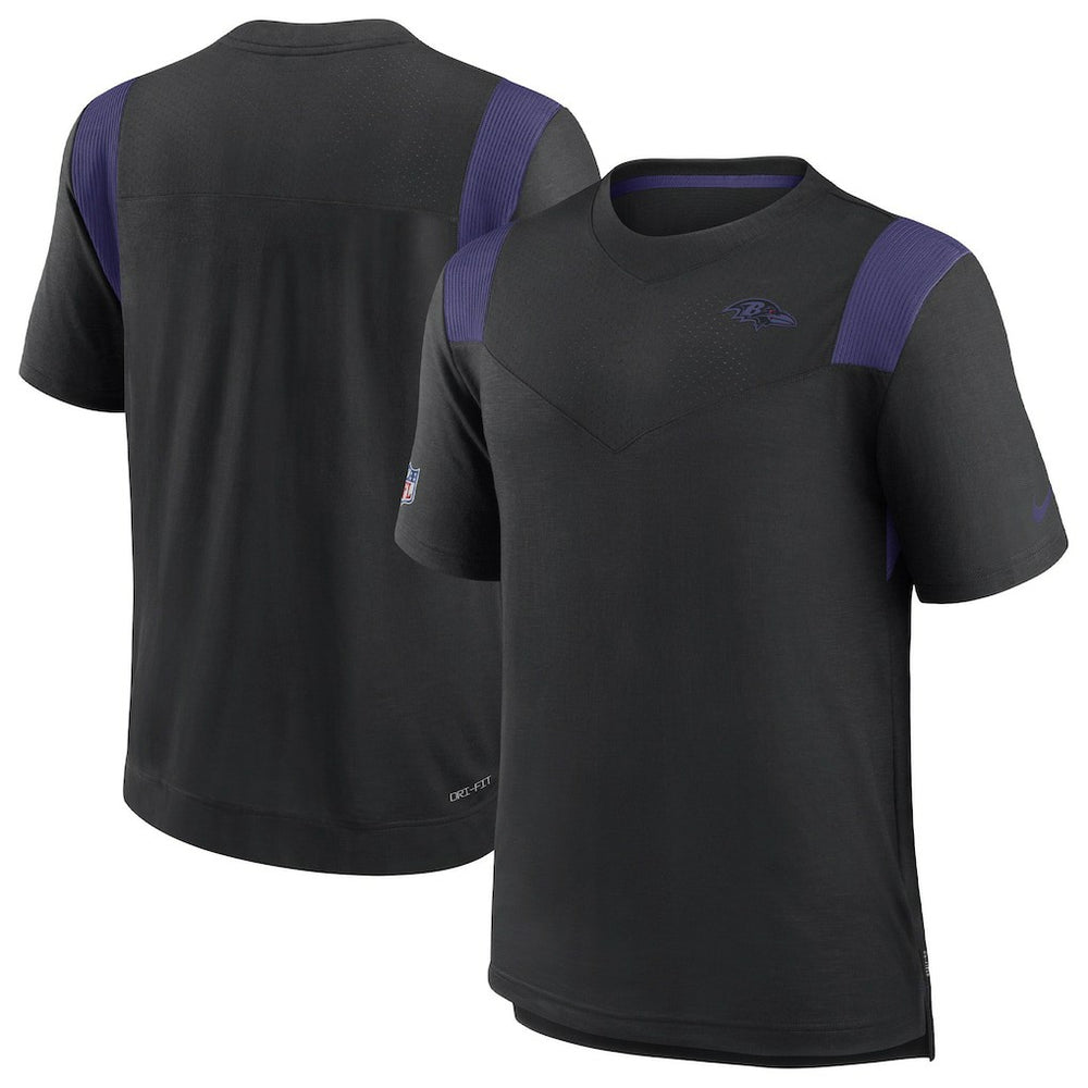 Baltimore Ravens Sideline Tonal Logo Performance Player T-Shirt | NFL Discount