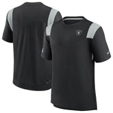 Las Vegas Raiders 2022 Sideline Tonal Logo Performance Player T-Shirt | NFL Online