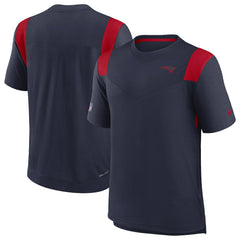 New England Patriots Sideline Tonal Logo Performance Player T-Shirt | NFL Hot