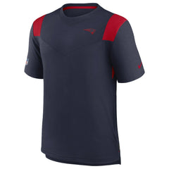 New England Patriots Sideline Tonal Logo Performance Player T-Shirt | NFL Hot