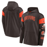 Cleveland Browns Brownie The Elf Sideline Athletic Arch Jersey Performance Pullover Hoodie | NFL Outlet