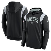 Las Vegas Raiders Sideline Athletic Stack Performance Pullover Hoodie | NFL On sale