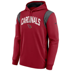 Arizona Cardinals Sideline Athletic Stack Performance Pullover Hoodie | NFL US