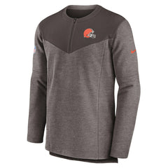 Cleveland Browns Sideline Lockup Performance Quarter-Zip Top | NFL On sale
