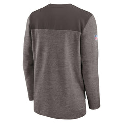 Cleveland Browns Sideline Lockup Performance Quarter-Zip Top | NFL On sale