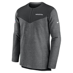 Baltimore Ravens Sideline Lockup Performance Quarter-Zip Top | NFL US