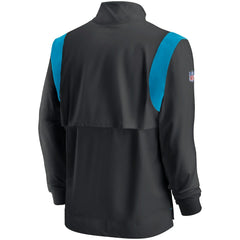 Carolina Panthers Sideline Coach Chevron Lockup Quarter-Zip Long Sleeve Top | NFL Hot