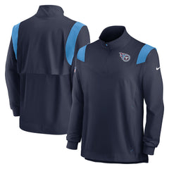 Tennessee Titans Sideline Coach Chevron Lockup Quarter-Zip Long Sleeve Top | NFL Online