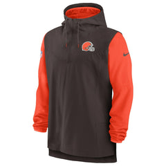 Cleveland Browns Sideline Player Quarter-Zip Hoodie | NFL Online