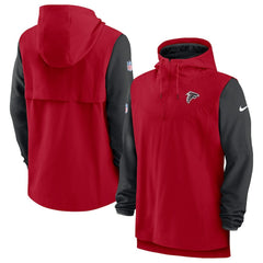 Atlanta Falcons Sideline Player Quarter-Zip Hoodie | NFL Online