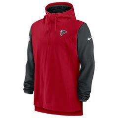 Atlanta Falcons Sideline Player Quarter-Zip Hoodie | NFL Online