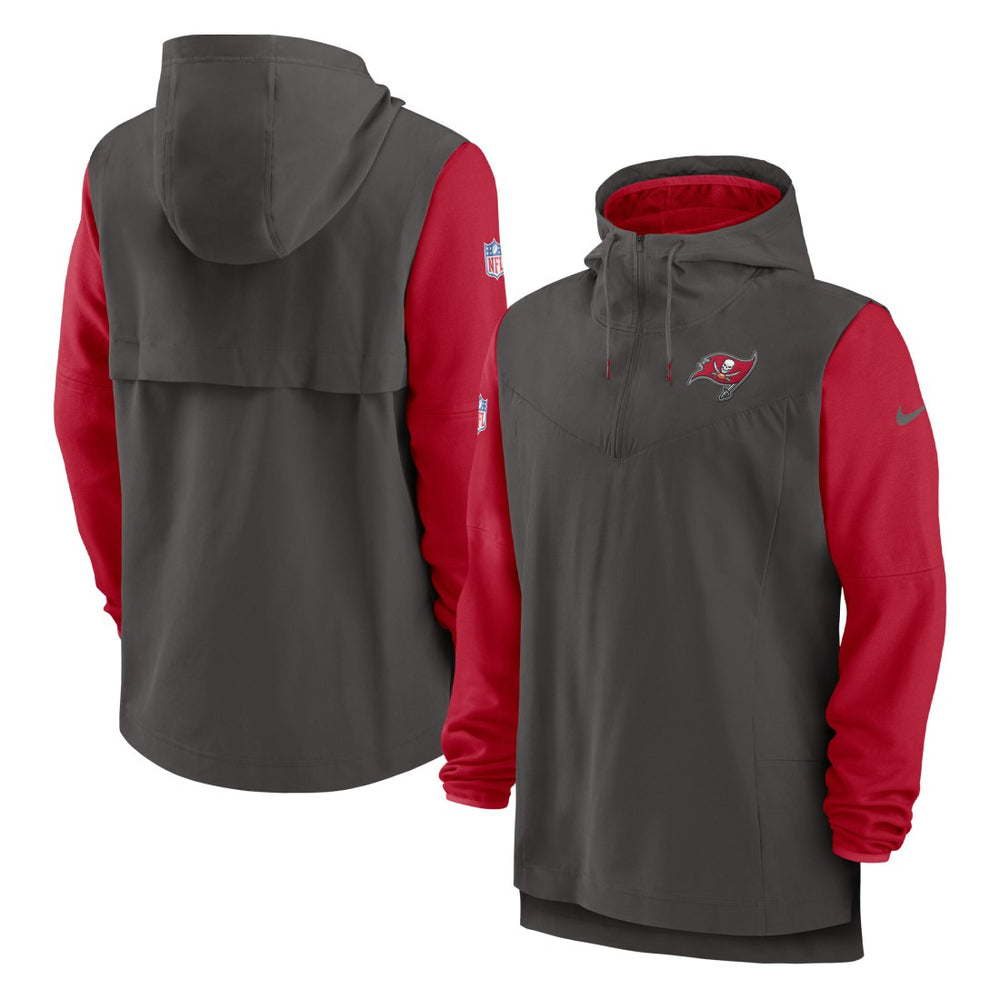 Tampa Bay Buccaneers Sideline Player Quarter-Zip Hoodie | NFL Sale
