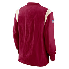 Washington Commanders Sideline Athletic Stack V-Neck Pullover Windshirt Jacket | NFL Sale