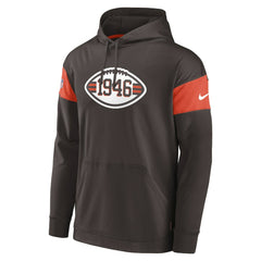 Cleveland Browns Sideline Arch Jersey Performance Pullover Hoodie | NFL Hot