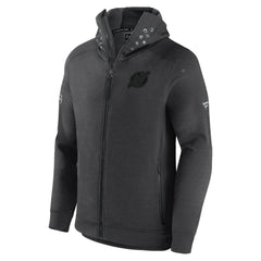 New Jersey Devils Fanatics Authentic Pro Road Tech Lightweight Full-Zip Hoodie Jacket - NHL Jerseys
