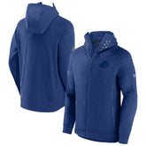 Tampa Bay Lightning Fanatics Authentic Pro Road Tech Lightweight Full-Zip Hoodie Jacket - NHL Hoodies