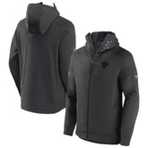 Pittsburgh Penguins Fanatics Authentic Pro Road Tech Lightweight Full-Zip Hoodie Jacket - NHL Hoodies