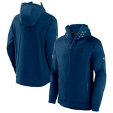 Seattle Kraken Fanatics Authentic Pro Road Tech Lightweight Full-Zip Hoodie Jacket - NHL Hoodies
