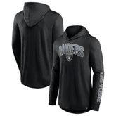 Las Vegas Raiders Front Runner Long Sleeve Hooded T-Shirt | NFL Discount