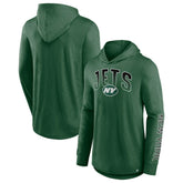 New York Jets Front Runner Long Sleeve Hooded T-Shirt | NFL Hot