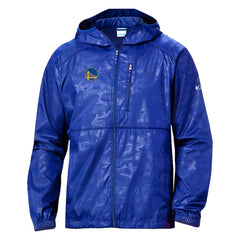 Royal Golden State Warriors Camo Flash Forward Full-Zip Windbreaker Jacket sale | NBA