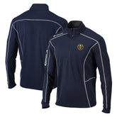 Navy Denver Nuggets Shotgun Quarter-Zip Pullover Jacket sale | NBA