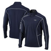 Navy New Orleans Pelicans Team Shotgun Quarter-Zip Pullover Jacket | NBA