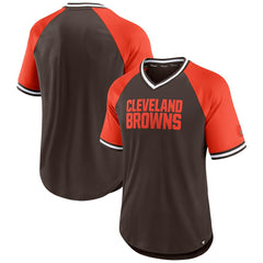 Cleveland Browns Second Wind Raglan V-Neck T-Shirt | NFL Near me