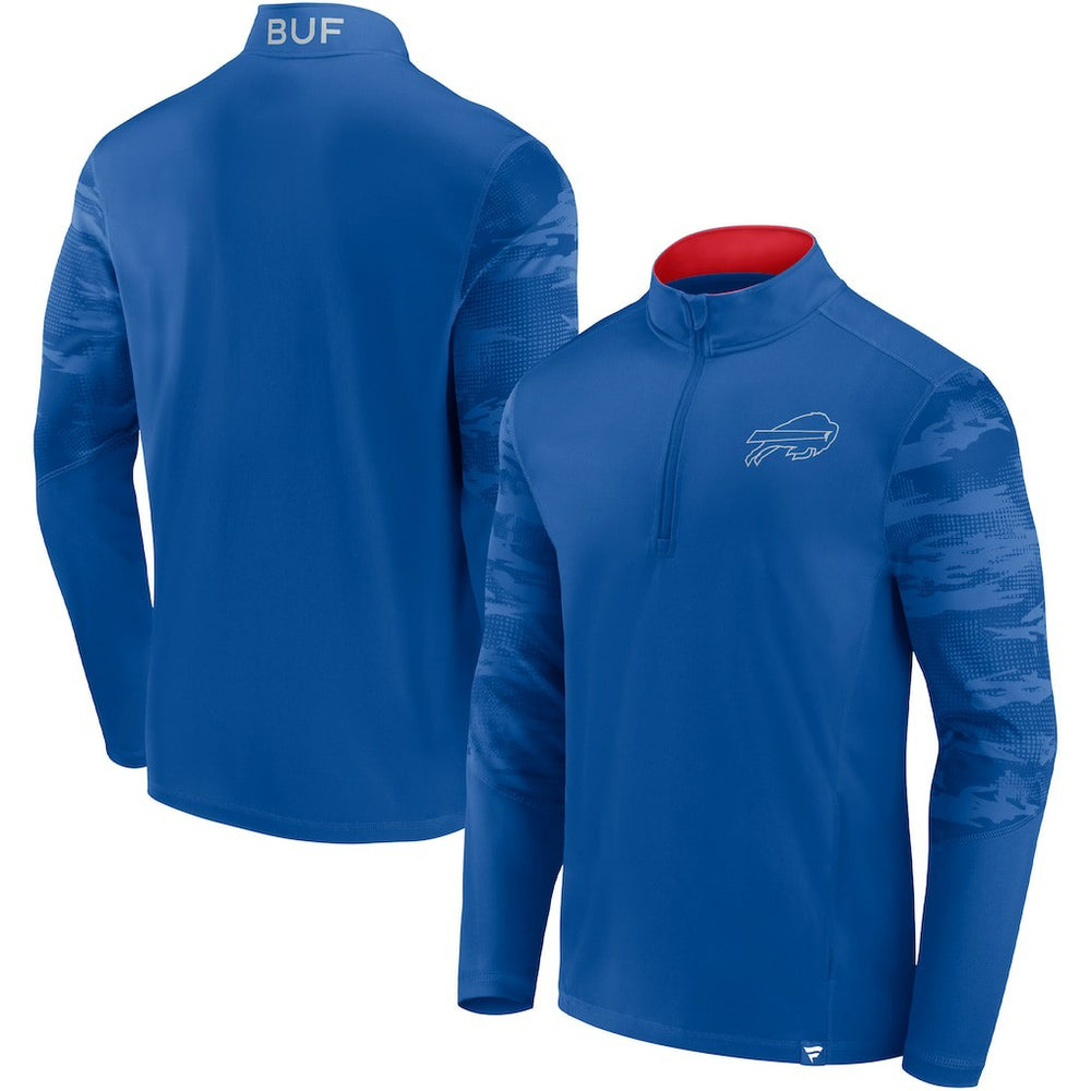 Buffalo Bills Ringer Quarter-Zip Jacket | NFL Near me