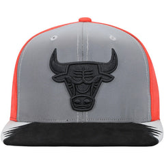 Gray/Red Chicago Bulls Day 5 Snapback Hat | NBA
