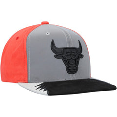 Gray/Red Chicago Bulls Day 5 Snapback Hat | NBA