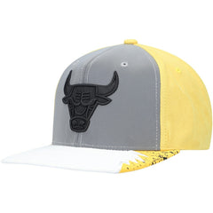 Gray/Yellow Chicago Bulls Day 5 Snapback Hat | NBA