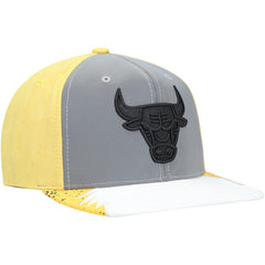 Gray/Yellow Chicago Bulls Day 5 Snapback Hat | NBA
