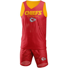 Kansas City Chiefs FOCO Colorblock Mesh V-Neck & Shorts Set | NFL US