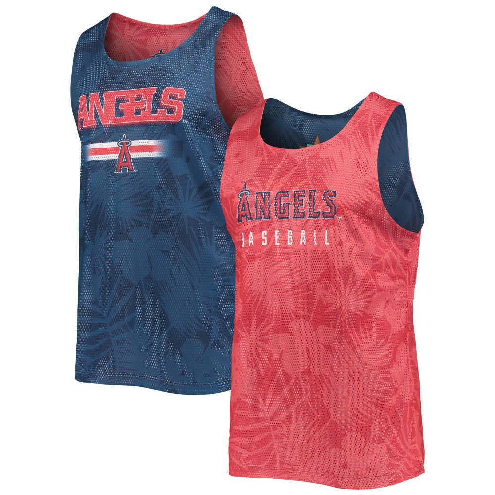 Los Angeles Angels FOCO Floral Reversible Mesh Tank Top - MLB Tanks