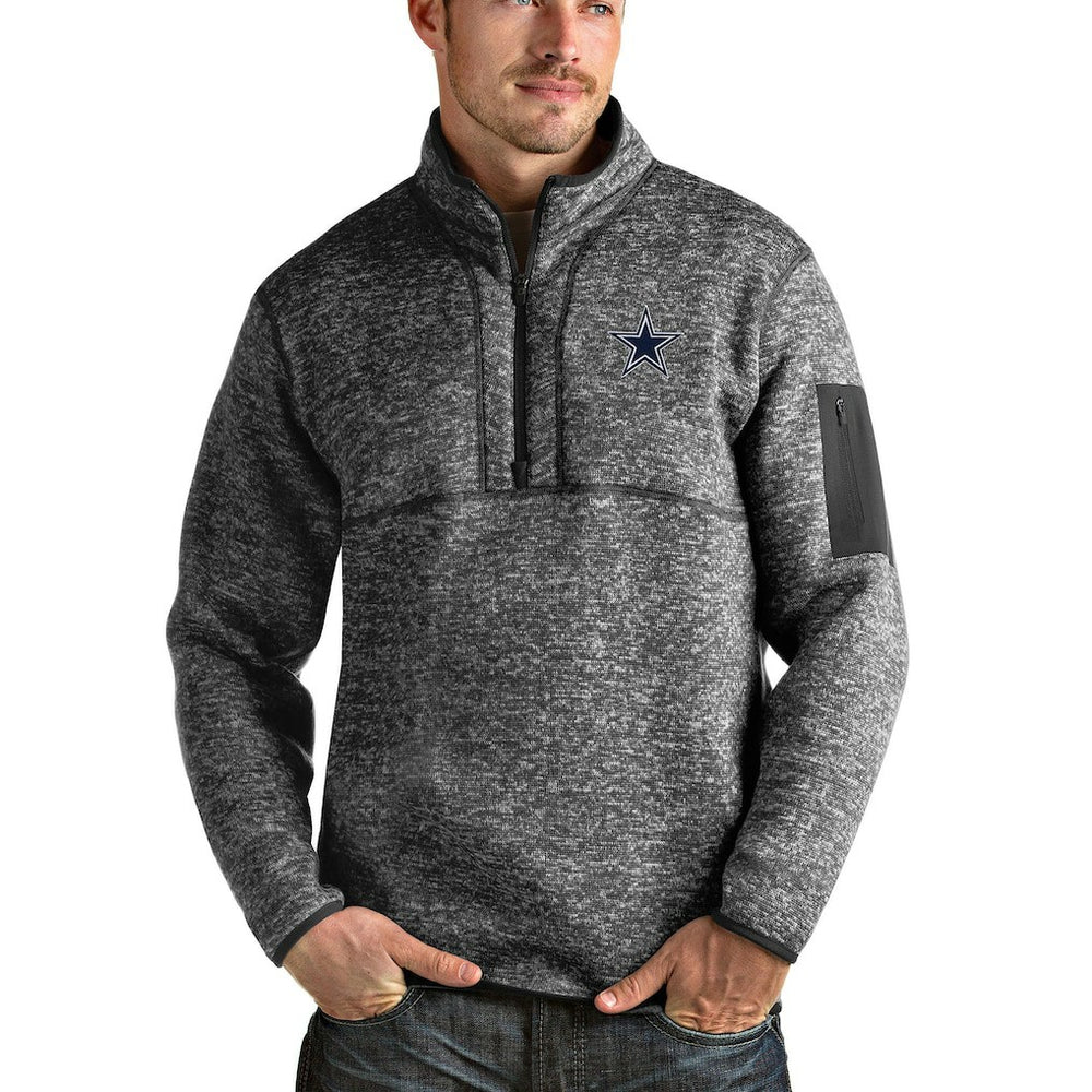Dallas Cowboys Antigua Fortune Quarter-Zip Pullover Jacket | NFL Hot