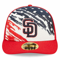 San Diego Padres New Era 2022 4th of July Low Profile 59FIFTY Fitted Hat - MLB Hats