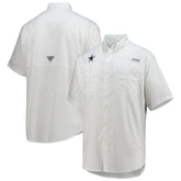 Dallas Cowboys Tamiami Omni-Shade Button-Down Short Sleeve Shirt | NFL Outlet