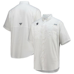 Dallas Cowboys Tamiami Omni-Shade Button-Down Short Sleeve Shirt | NFL Outlet