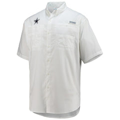 Dallas Cowboys Tamiami Omni-Shade Button-Down Short Sleeve Shirt | NFL Outlet
