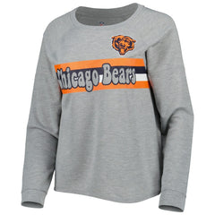 Chicago Bears Juniors All Striped Up Raglan Long Sleeve T-Shirt | NFL On sale