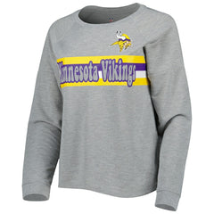 Minnesota Vikings Juniors All Striped Up Raglan Long Sleeve T-Shirt | NFL Near me
