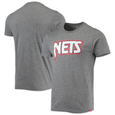 Heathered Gray Brooklyn Nets Sportiqe Moments Mixtape Comfy Tri-Blend T-Shirt | NBA
