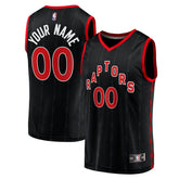 Statement Edition Toronto Raptors Fast Break Replica Custom Jersey Black | NBA
