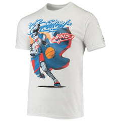 White Brooklyn Nets NBA x McFlyy Identify Artist Series T-Shirt | NBA