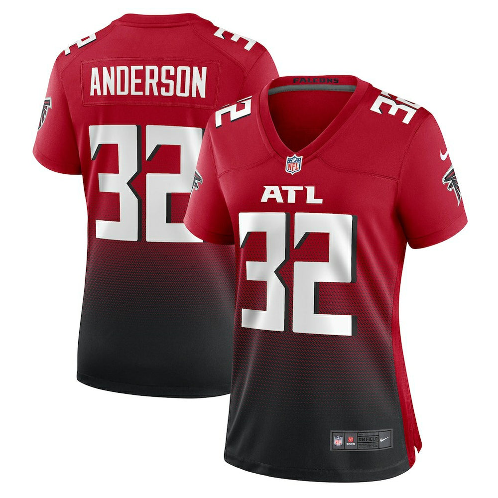 Atlanta Falcons Jamal Anderson Women's Retired Game Jersey | NFL Sale