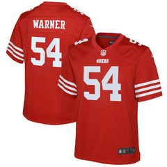 San Francisco 49ers Fred Warner Youth Game Jersey | NFL Hot