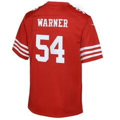 San Francisco 49ers Fred Warner Youth Game Jersey | NFL Hot